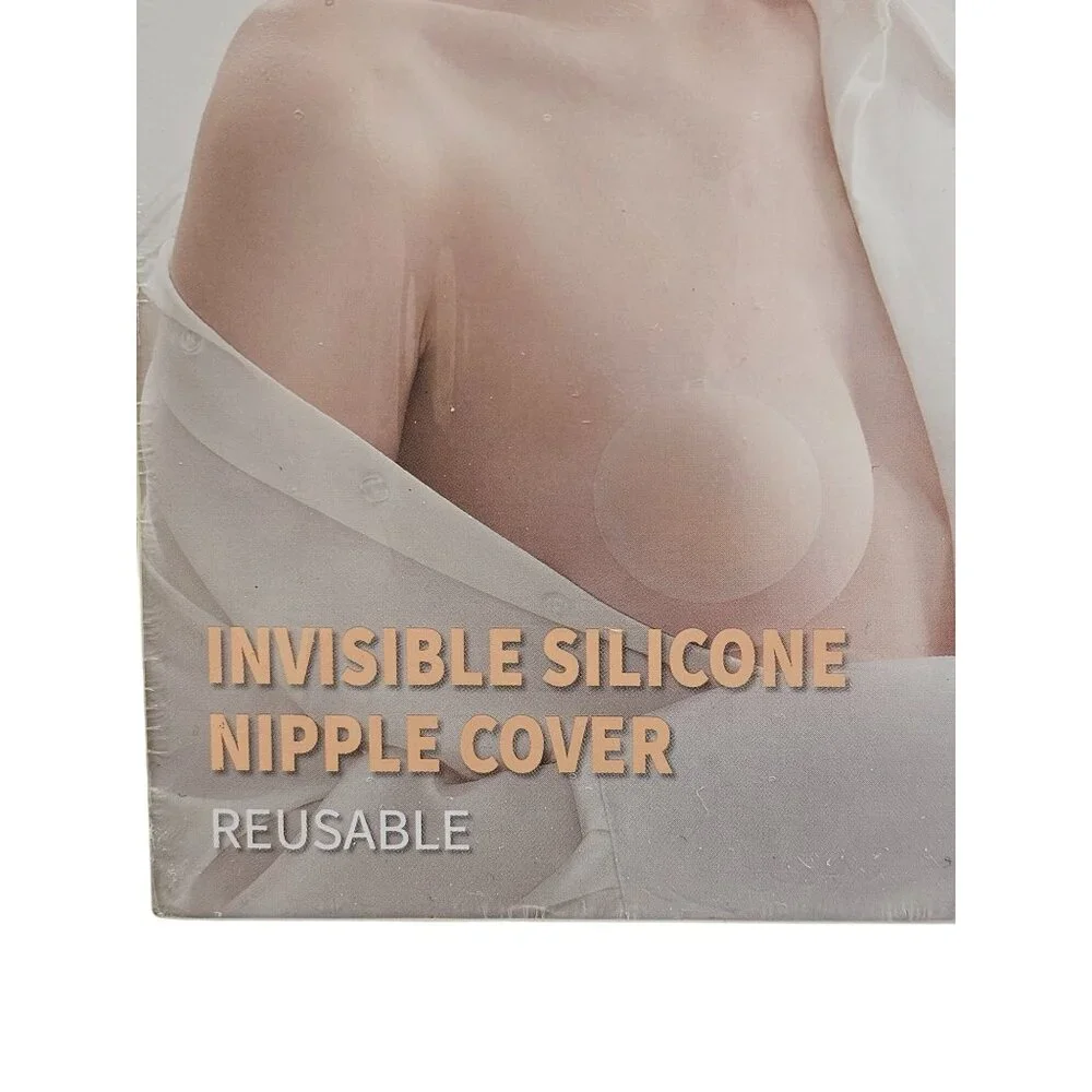 ATTLADY Invisible Silicone Nipple Cover Reusable - Picture 4 of 7